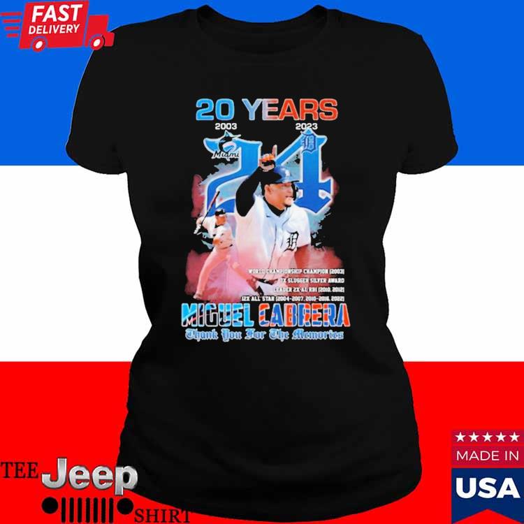 Miguel Cabrera Legend of Miami Marlins and Detroit Tigers signature 2023  shirt, hoodie, sweater, long sleeve and tank top