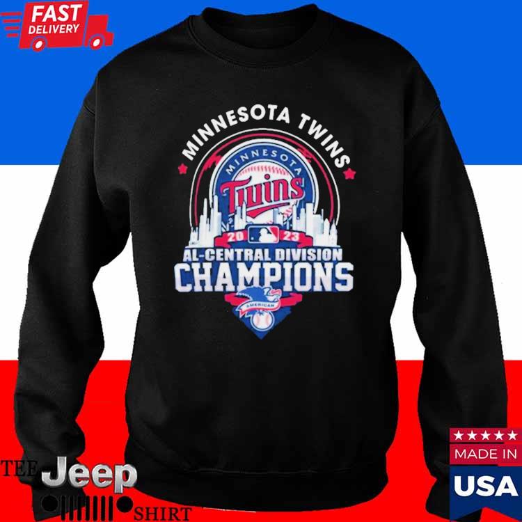 Official City Skyline 2023 AL Central Division Champions Minnesota