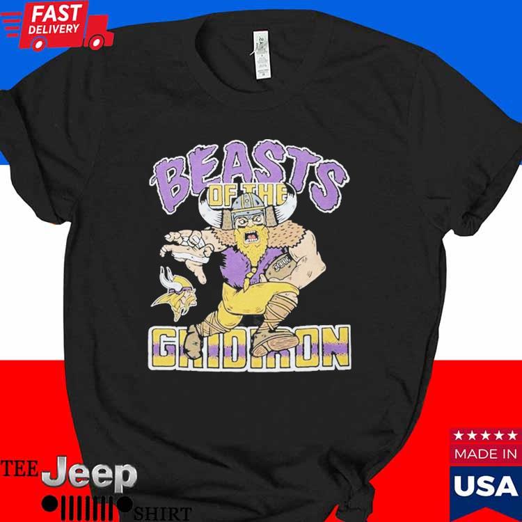 Minnesota Vikings Beasts Of The Gridiron shirt, hoodie, sweater, long  sleeve and tank top