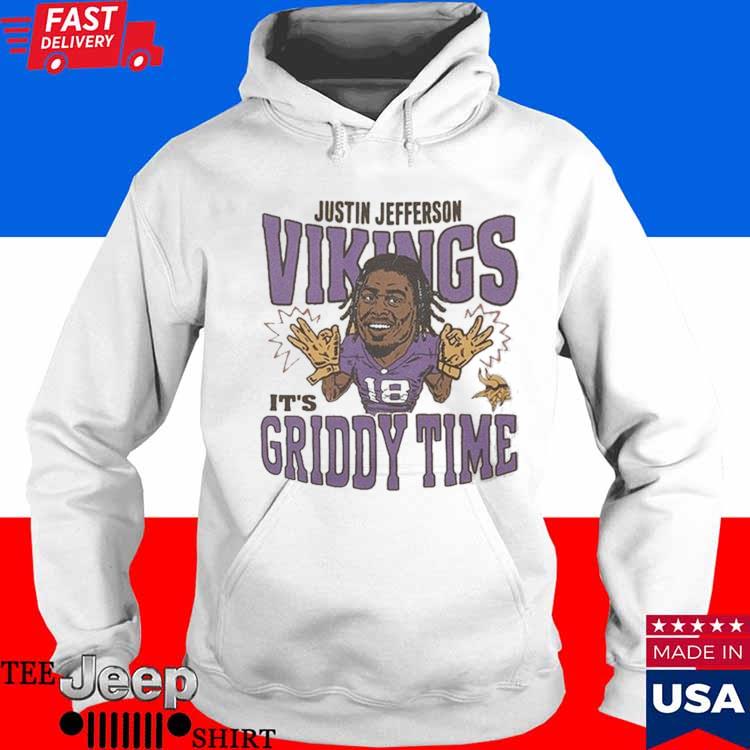 Buy Justin Jefferson Griddy T-shirt Vikings Online in India 