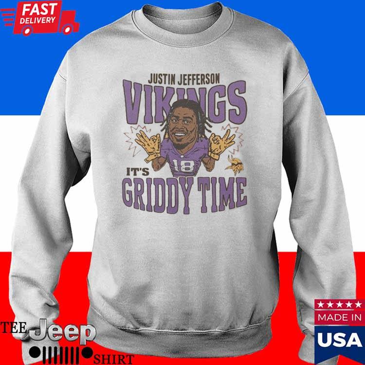 Official Minnesota Vikings Justin Jefferson Griddy Time Shirt, hoodie,  sweater, long sleeve and tank top