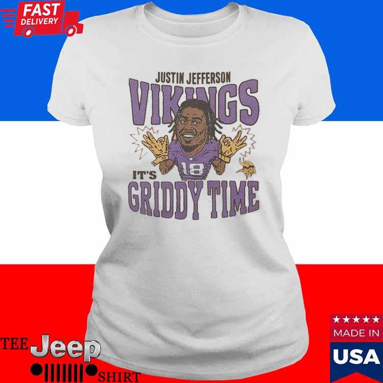 Official Jjettas Shop Justin Jefferson Griddy T-Shirt