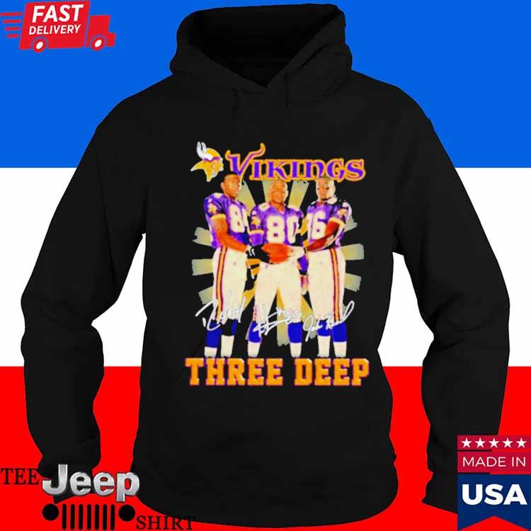 Three Deep Minnesota Vikings T-Shirt