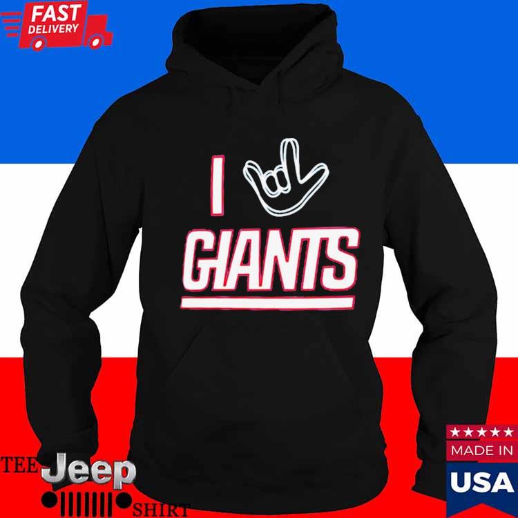 New York Giants The NFL ASL Collection By Love Sign Tri-Blend