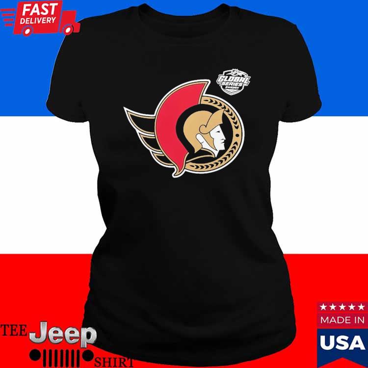 Ottawa Senators Fanatics Branded 2023 Nhl Global Series Logo T-shirt -  Shibtee Clothing