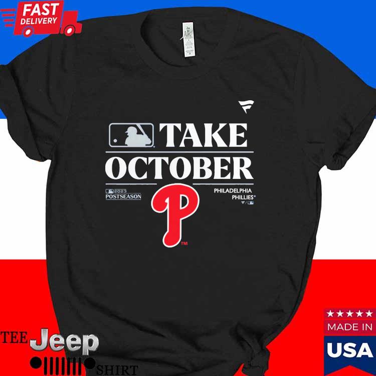 Philadelphia Phillies Fanatics Branded 2022 Postseason Red October T-Shirt  - Red