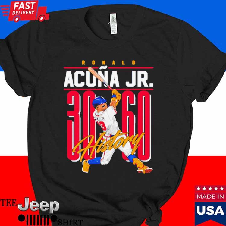 Ronald Acuna Jr. History Mlbpa Baseball Shirt