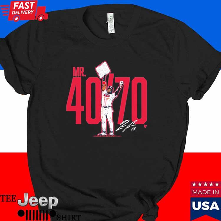 Ronald Acuña Jr Mr. 40 70 shirt, hoodie, sweater, long sleeve and tank top