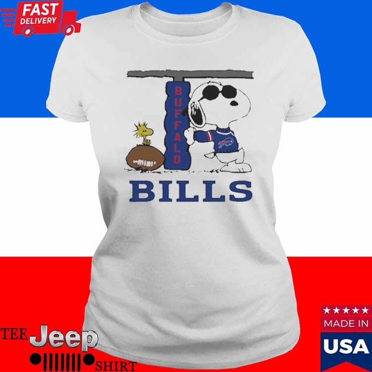 The Buffalo Bills Joe Cool And Woodstock Snoopy Mashup Youth Sweatshirt 