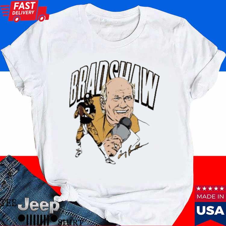 Vintage 70s Terry Bradshaw caricature Pittsburgh Steelers Shirt cartoon  football