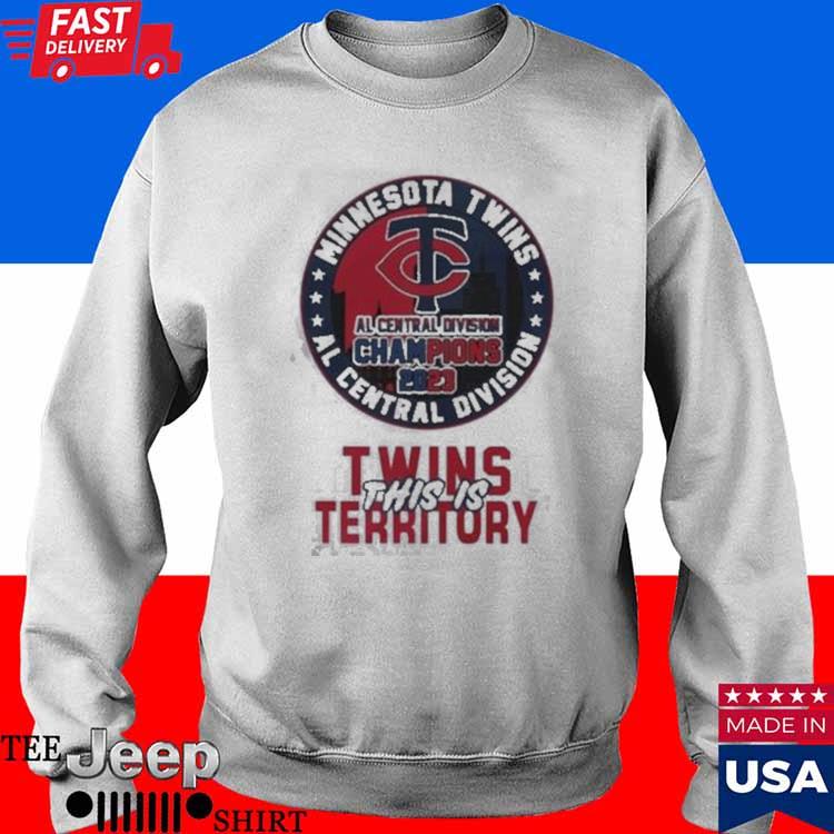 Official this Is Twins Territory 2023 Al Central Division Champions Minnesota  Twins Shirt, hoodie, sweater, long sleeve and tank top