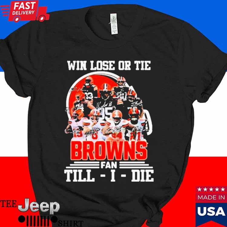 The cleveland browns 75th anniversary signatures for fans Tshirt Hoodie  Sweater in 2023