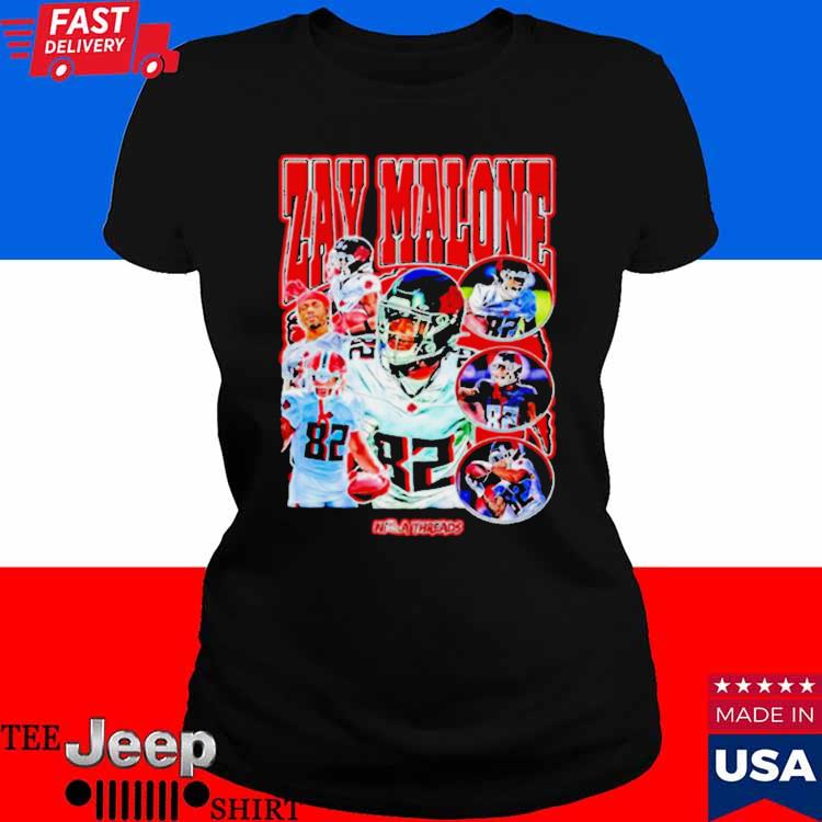 Official Zay malone atlanta falcons vintage T-shirt, hoodie, tank top,  sweater and long sleeve t-shirt