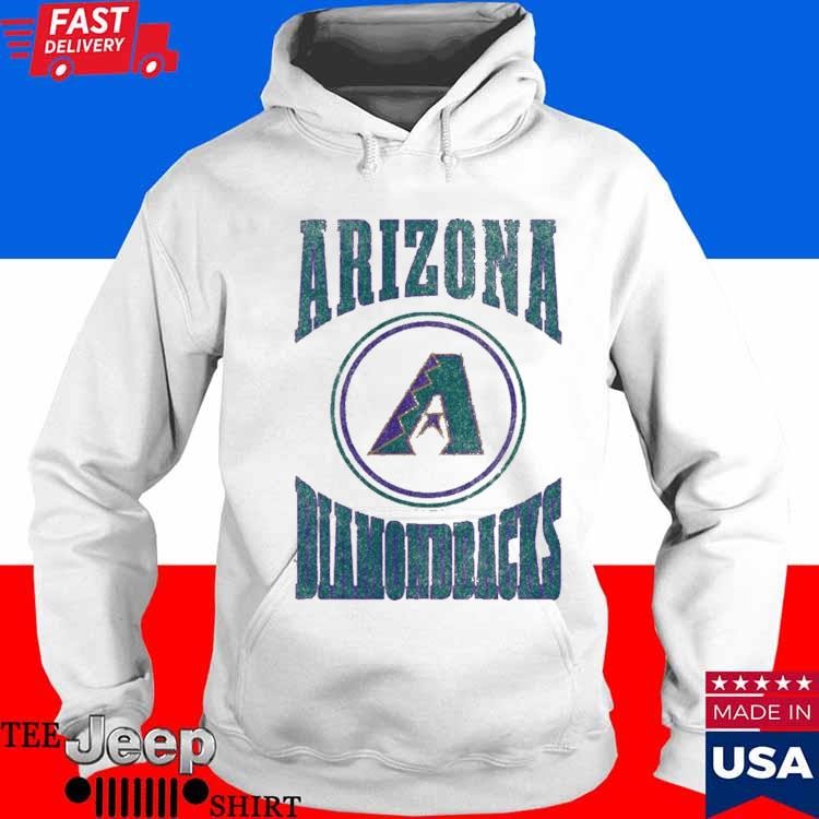 Official Arizona diamondbacks arched logo slub T-shirt, hoodie, tank top,  sweater and long sleeve t-shirt