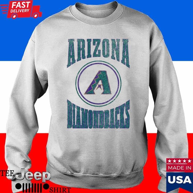 Mitchell & Ness Arched Logo Slub LS Tee Arizona Diamondbacks