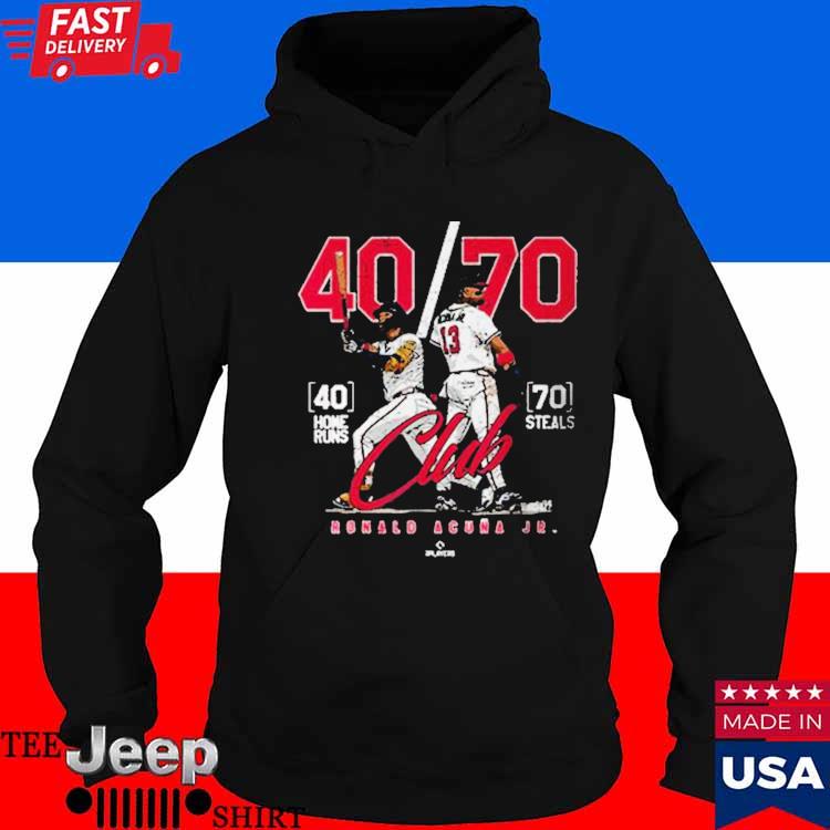 40-70 Club Ronald Acuna Jr Atlanta MLBPA T Shirt - TheKingShirtS