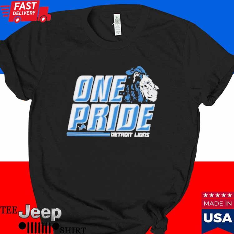 Detroit Lions One Pride logo shirt, hoodie, sweater, long sleeve and tank  top