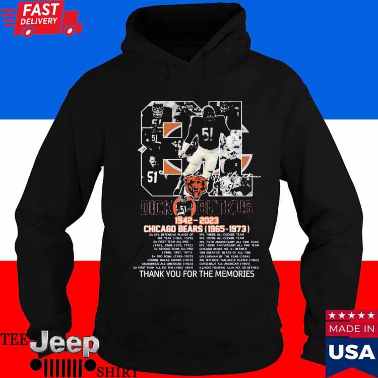 Chicago Bears NFL Mens Solid Hoodie