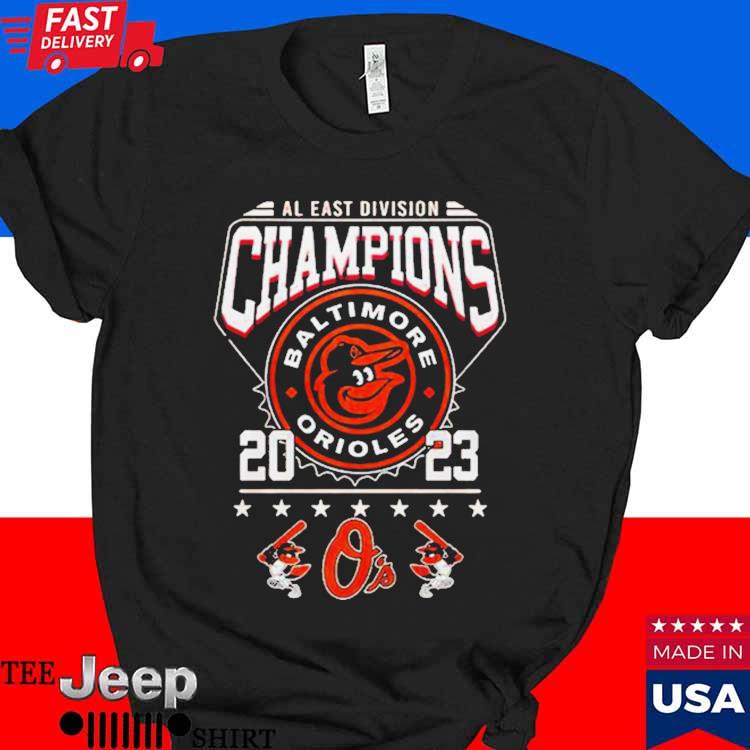 Baltimore Orioles 2023 #1 East Division Champs T-Shirt