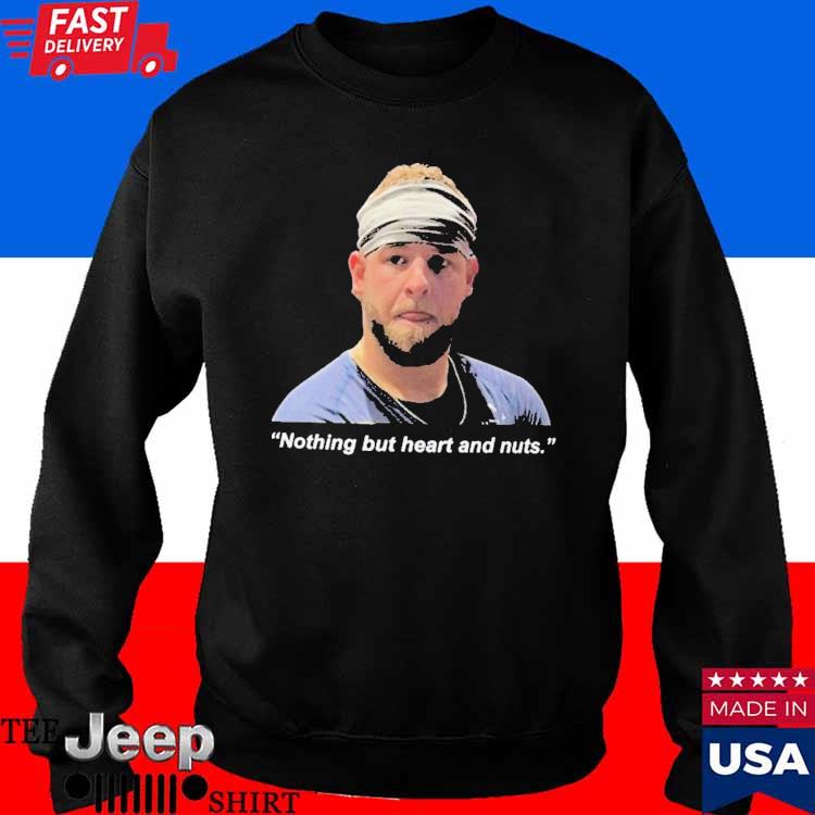 Braves AJ Minter Nothing But Heart And Nuts Shirt, hoodie, sweater