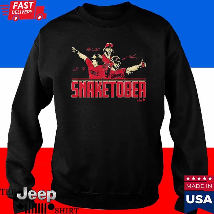 Corbin Caroll Lourdes Gurriel Jr And Zac Gallen Snaketober T-Shirt -  ShirtsOwl Office