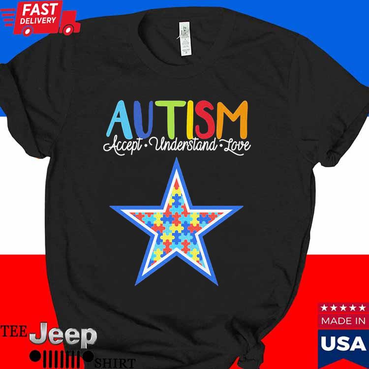 Official dallas Cowboys It's Ok To Be Different Autism Awareness Infinity  Symbol Shirt, hoodie, sweater, long sleeve and tank top