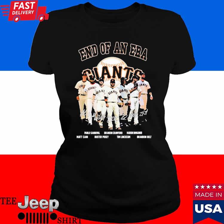 Official End of an era san francisco giants T-shirt, hoodie, tank