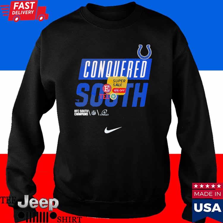 Indianapolis Colts Conquered The South Nfl 2023 Playoff Shirt - Peanutstee