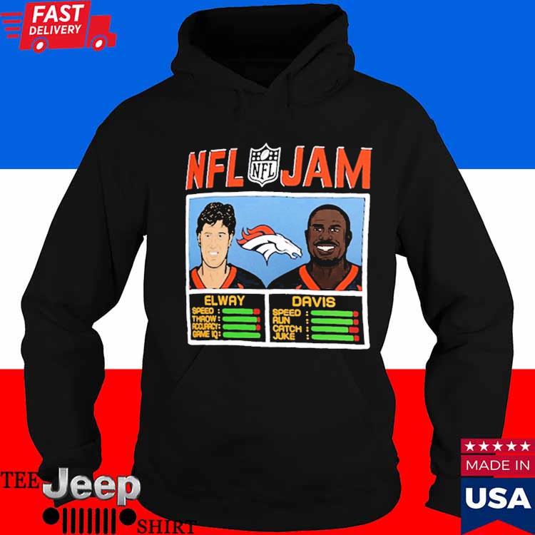 NFL Jam Denver Broncos John Elway And Terrell Davis Shirt, hoodie