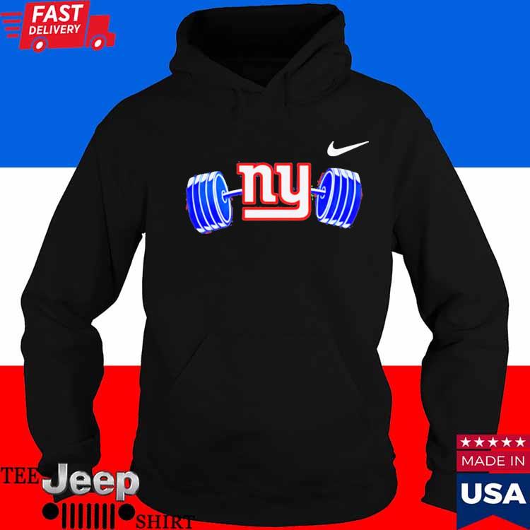 New york giants ny barbell T-shirt, hoodie, sweater, long sleeve