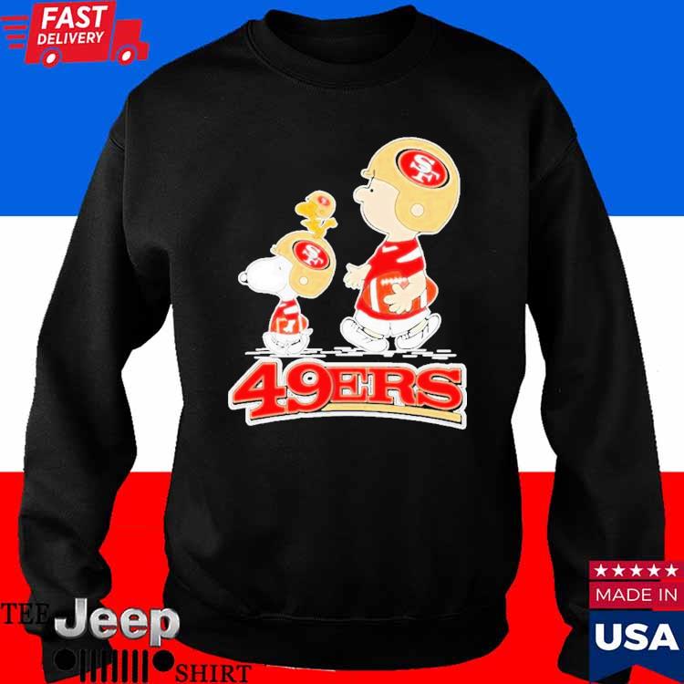 San Francisco 49ers Snoopy and Charlie Brown Peanuts shirt, hoodie