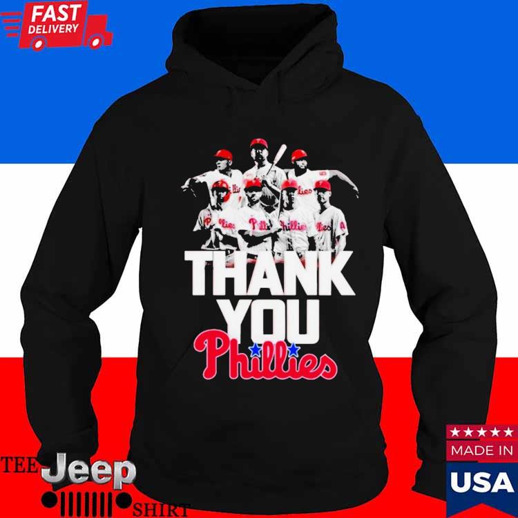 Philadelphia Phillies Team Players 2923 Thank You Phillies Shirt