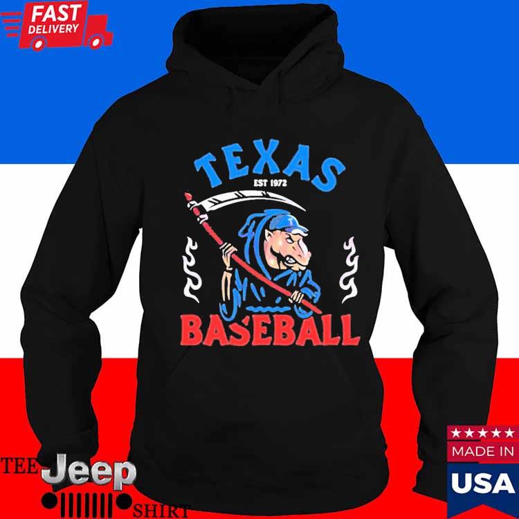 Texas Rangers Shirt Men Women Double Sided Tshirt Texas Rangers Hoodie  Trendy Unisex Sweater Reaper Baseball Shirts - Giftyzy