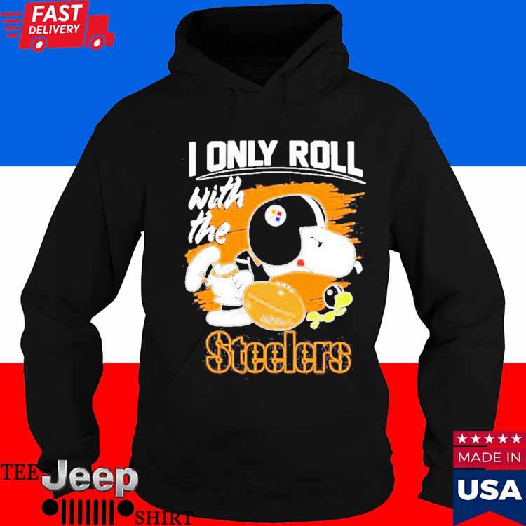 Snoopy And Woodstock I Only Roll With The Jacksonville Jaguars T