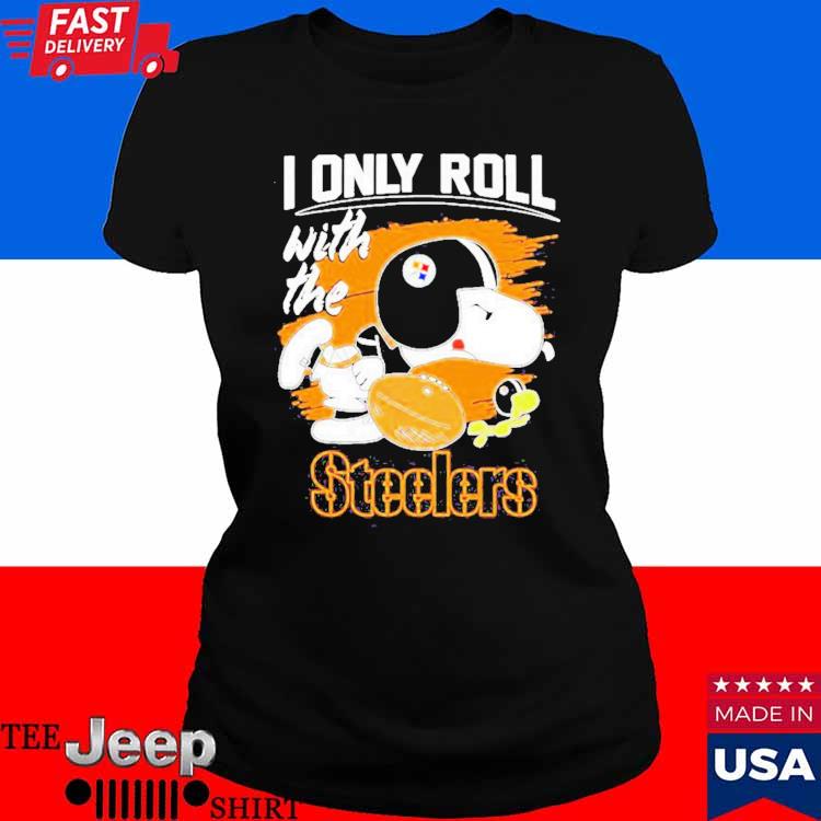 Snoopy I only roll with the best team the Steelers shirt, hoodie