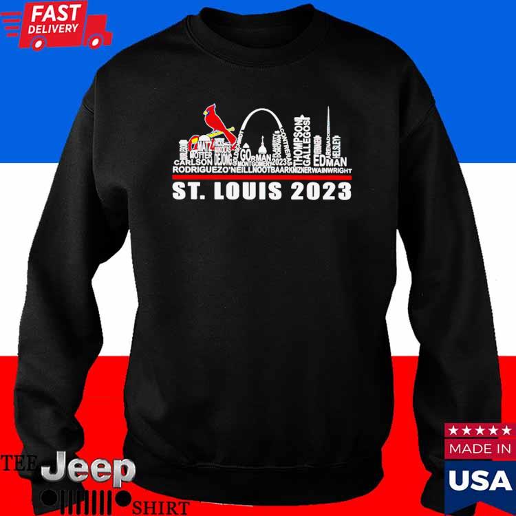 St. Louis Cardinals City Names 2023 Shirt