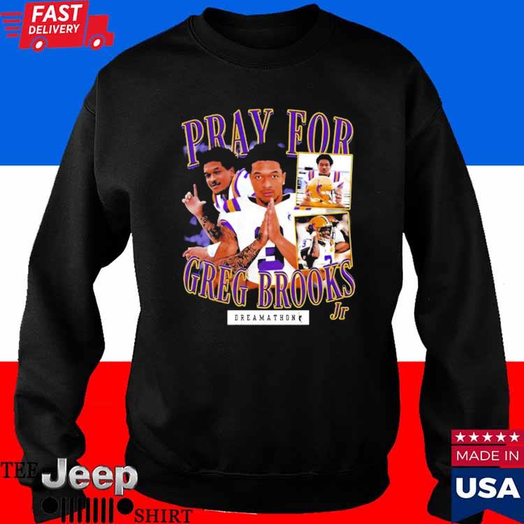 Stefon Diggs Pray For Greg Brooks Dreams Long Sleeve T Shirt - WBMTEE