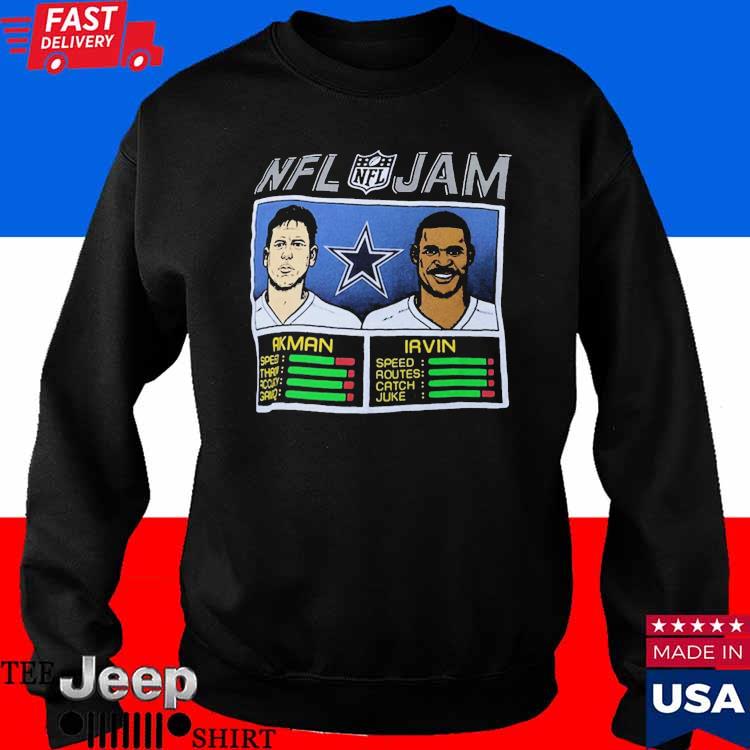 Original Troy Aikman & Michael Irvin Dallas Cowboys Homage Nfl Retired Jam  Tri-blend T-shirt,Sweater, Hoodie, And Long Sleeved, Ladies, Tank Top