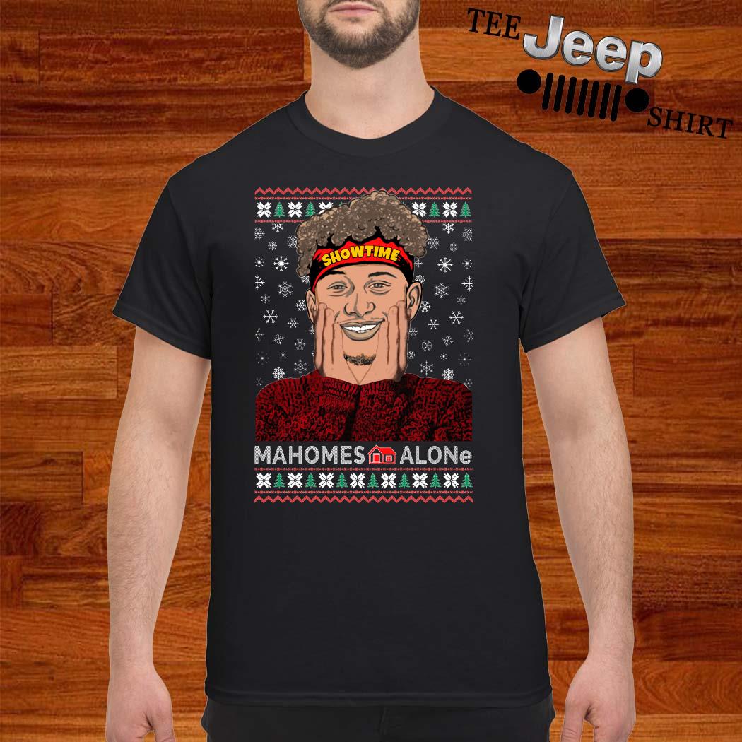 Patrick Mahomes Showtime Mahomes Alone Christmas sweater, hoodie, sweater,  long sleeve and tank top