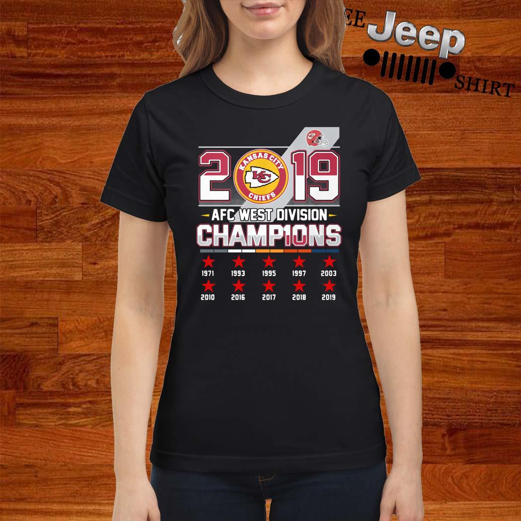 Kansas City Chiefs 2019 AFC West Division Champions Shirt, Sweater