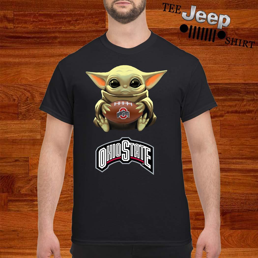 Buy Baby Yoda hug Ohio State shirt For Free Shipping CUSTOM XMAS PRODUCT  COMPANY