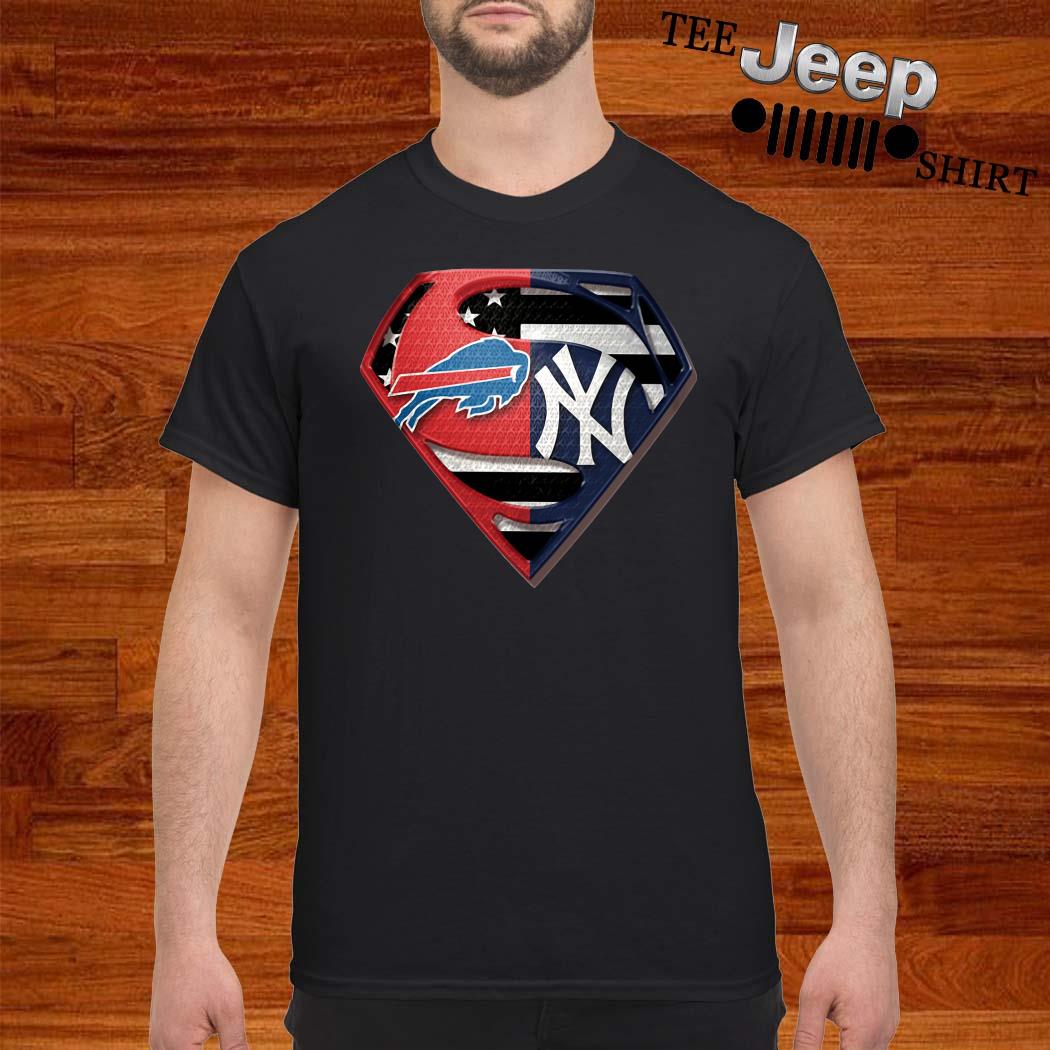 Top Superman Buffalo Bills And New York Yankees Shirt - BlablaTees