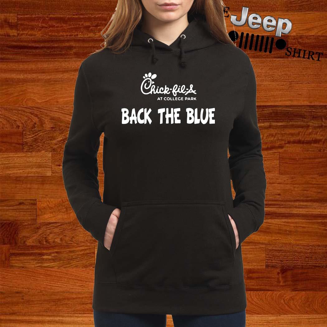 back the blue shirt women's