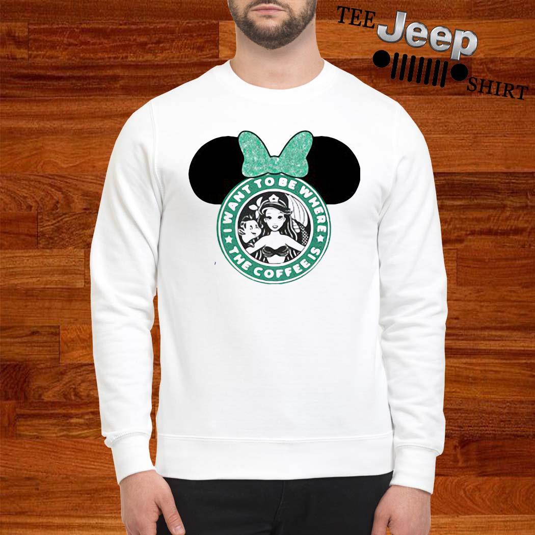 all i need is disney and starbucks shirt