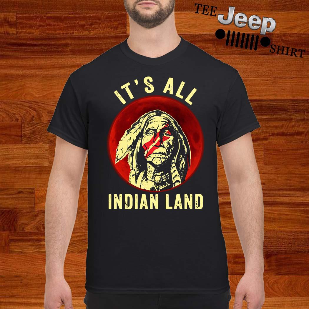 got land thank an indian t shirt