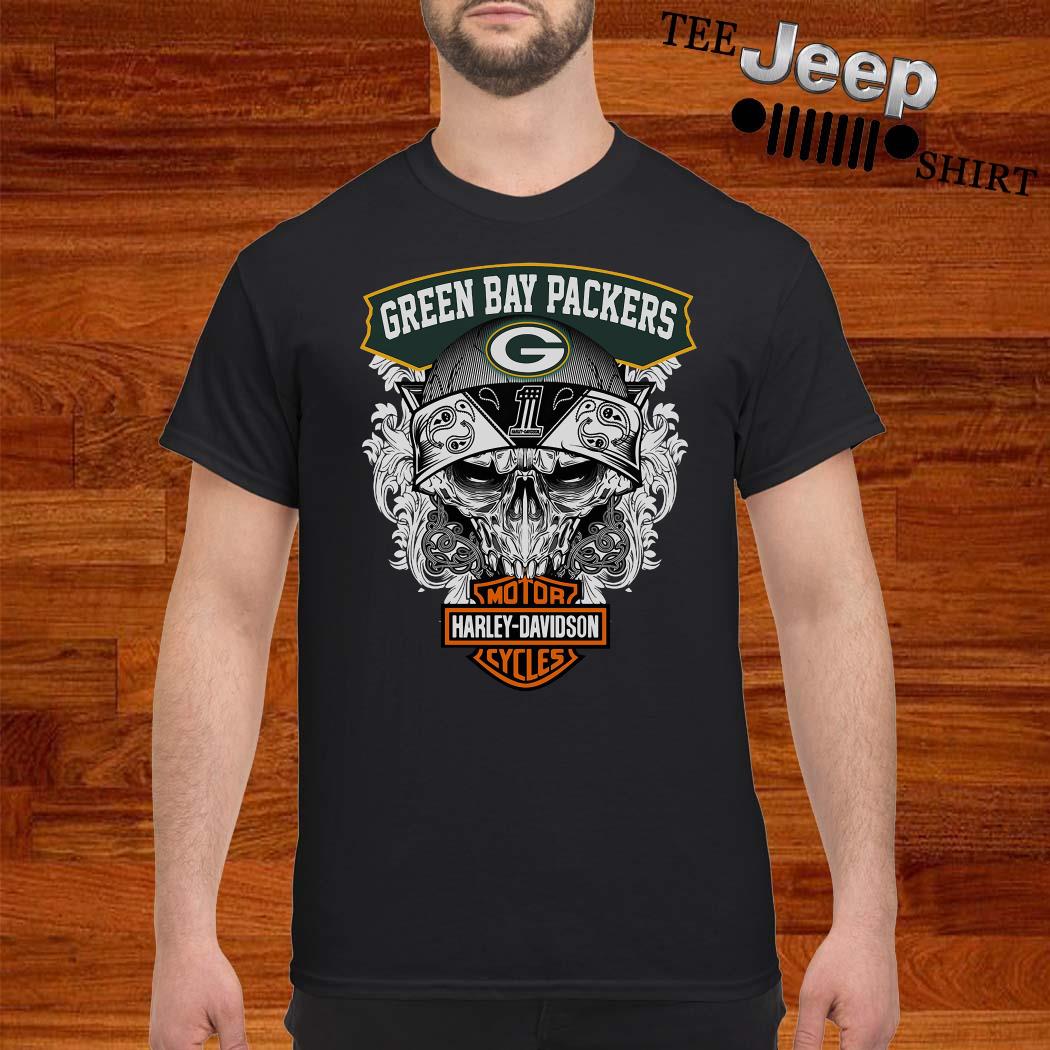 green bay packers harley davidson shirt
