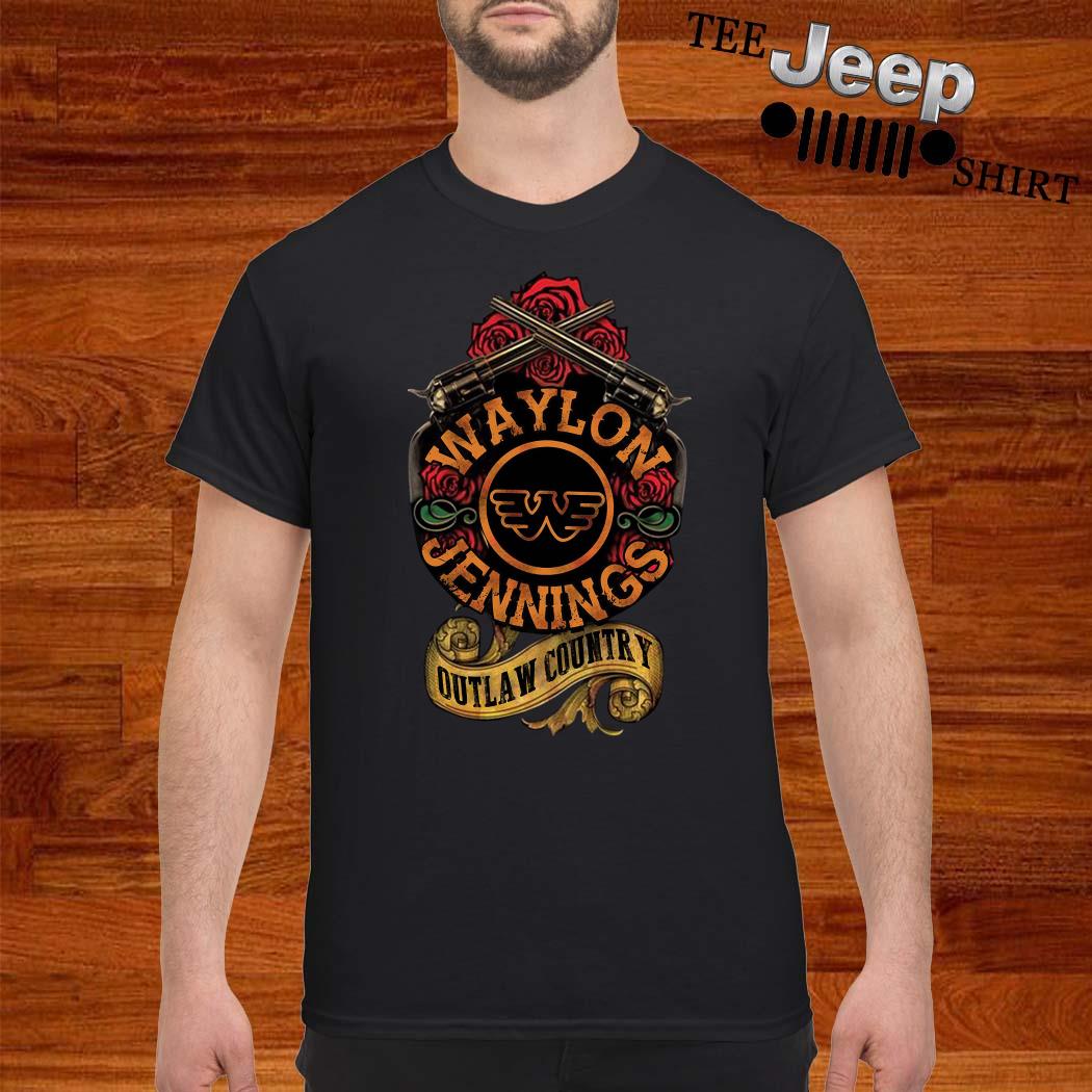 waylon jennings outlaw shirt