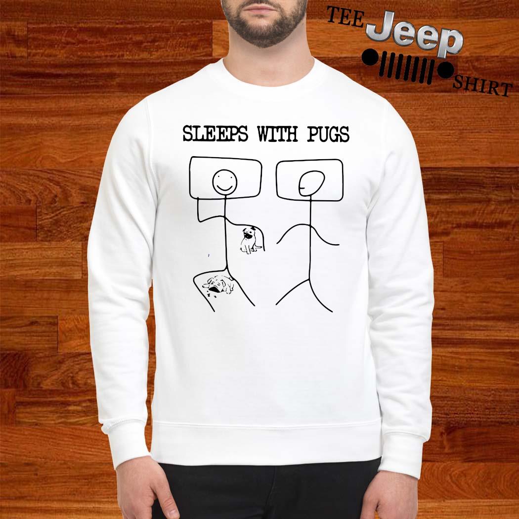 sleeps with dogs t shirt