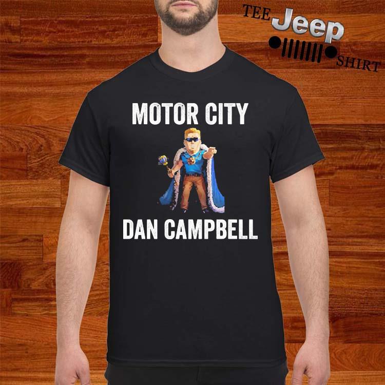 MCDC, Motor City Dan Campbell funny Football Sports BLUE Pullover Hoodie